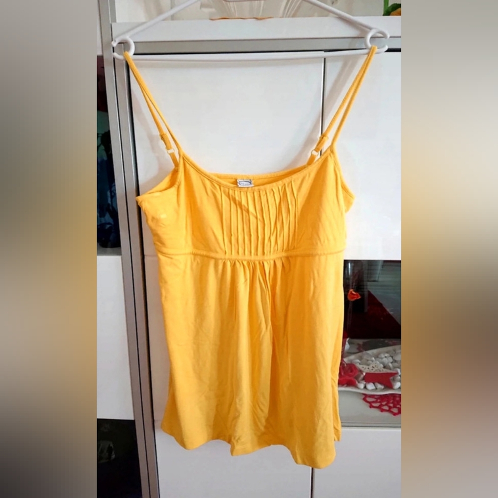 Motel Rocks Yellow Tank Top, S